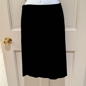 DVF Diane Von Furstenberg Black Skirt with zippers 10